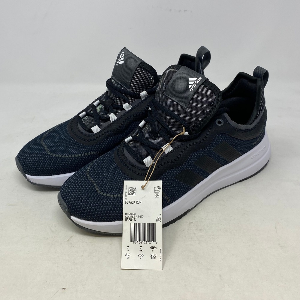 Adidas Fukasa Run Womens Navy Black Cloudfoam Running Shoes IF2816 Size 8.5 NEW